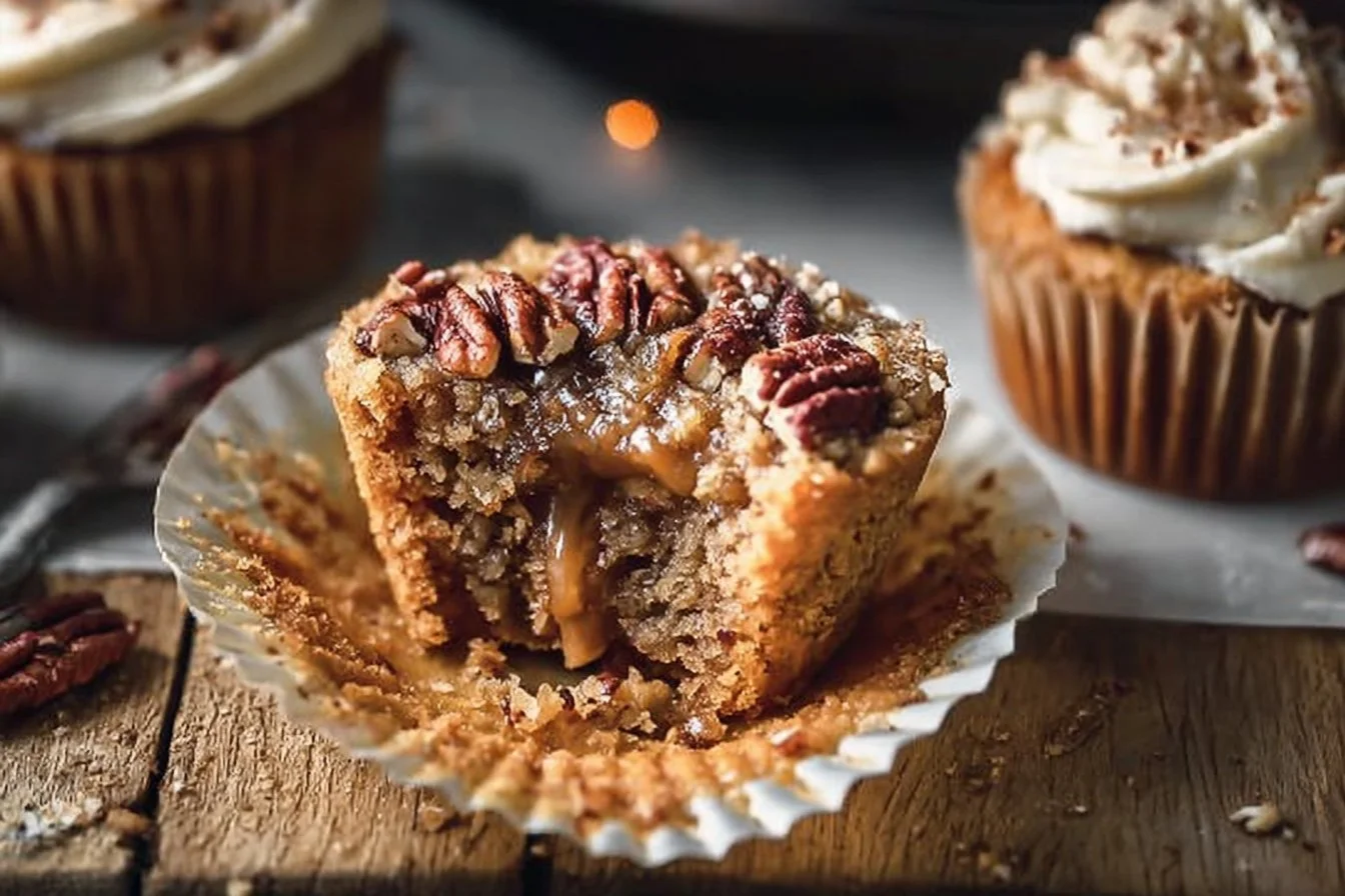 Pecan Pie Cupcakes