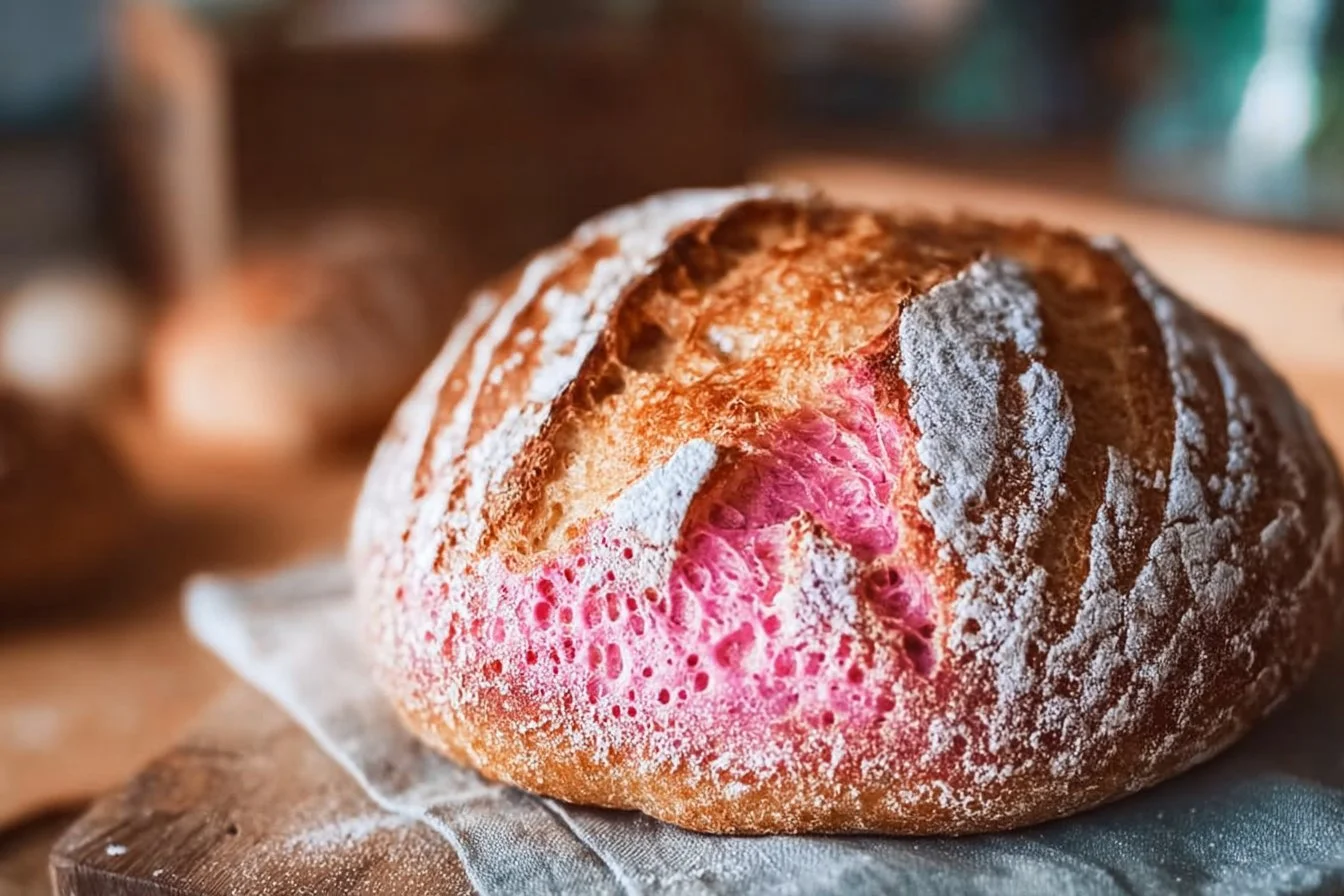 Pink Sourdough Bread