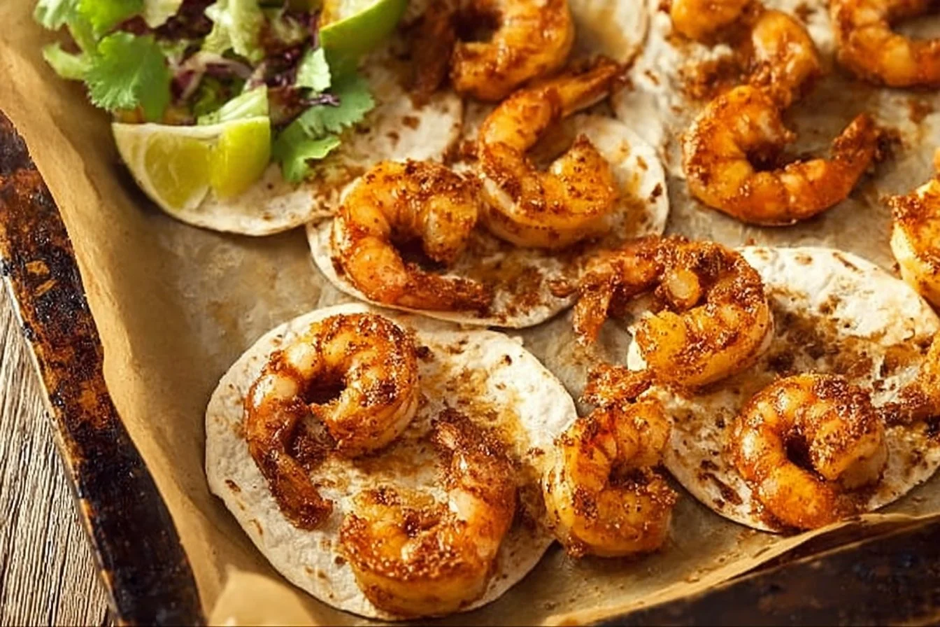 Sheet Pan Shrimp Tacos