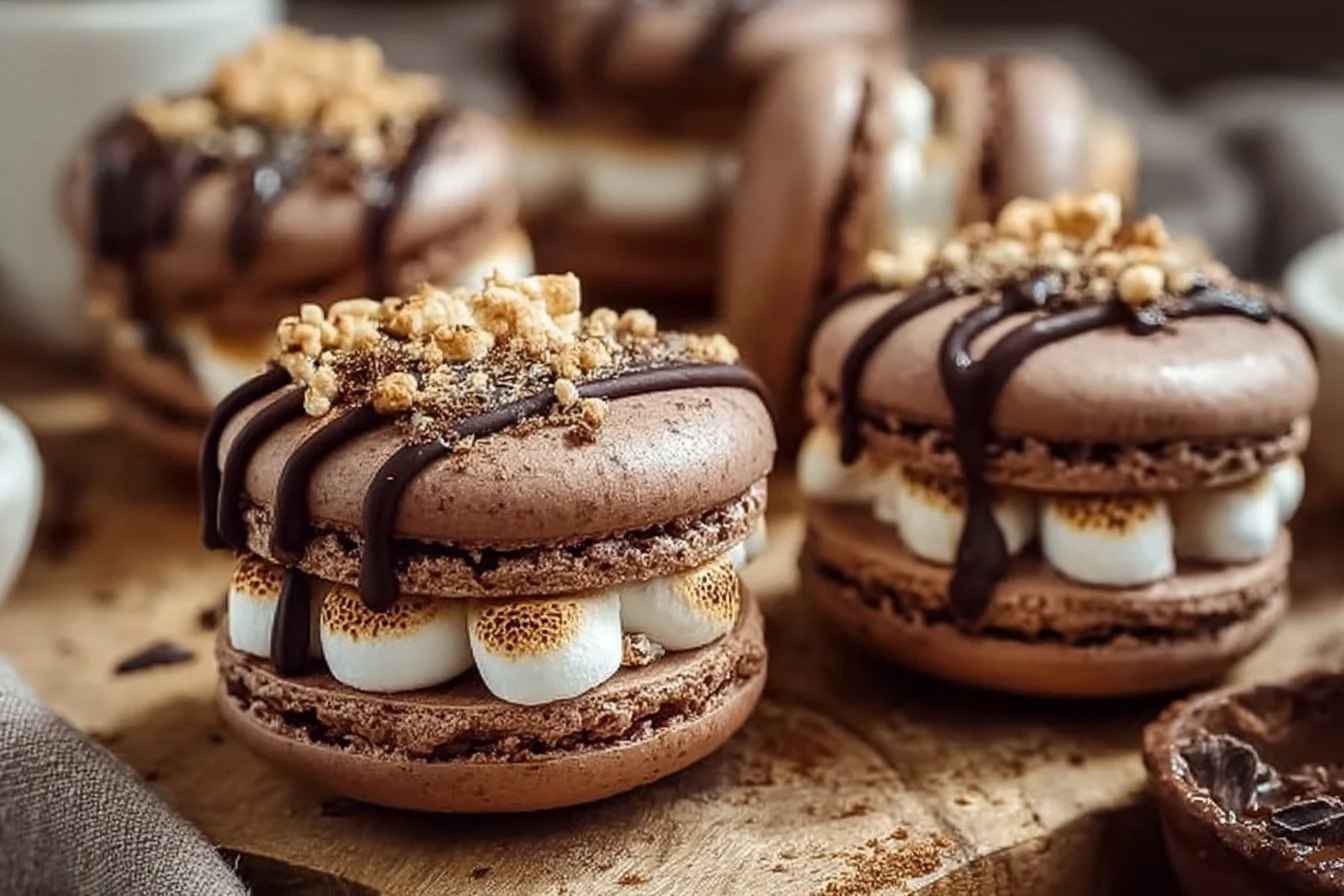 S'mores French Macarons