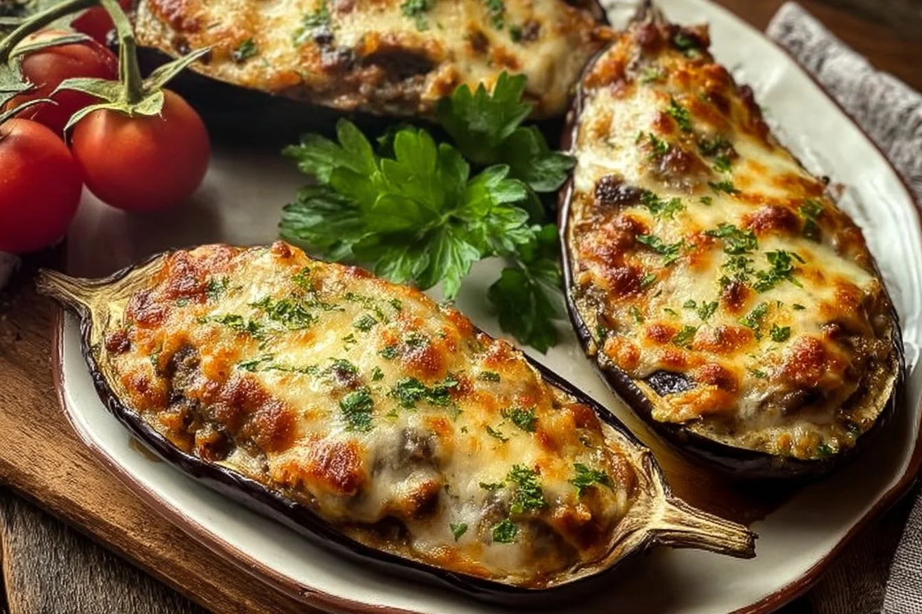 Spanish Stuffed Eggplant