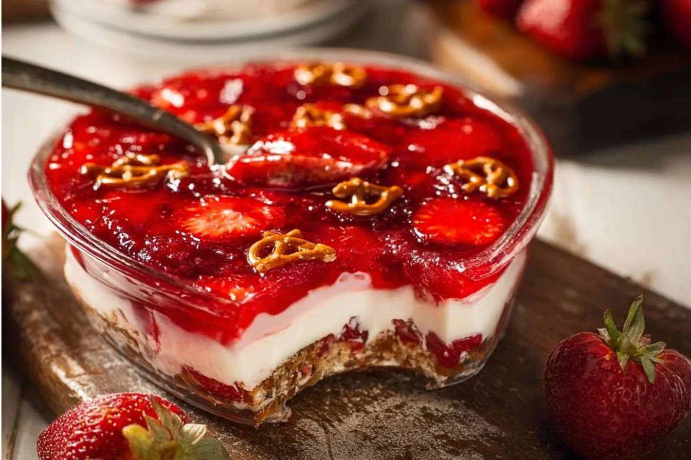 Strawberry Pretzel Salad