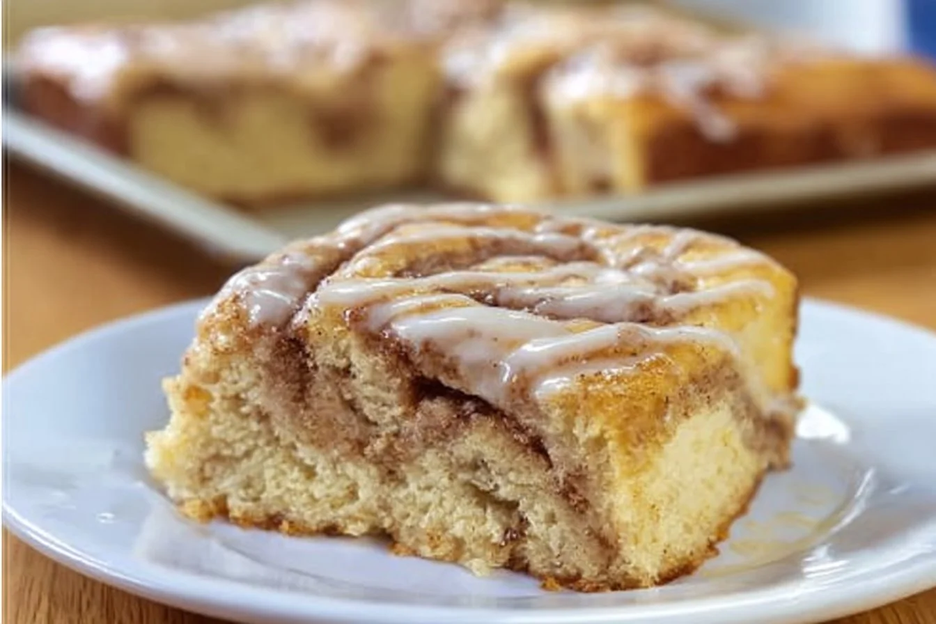 Delicious cinnamon desserts featuring a decadent cinnamon roll cake and dessert recipes.