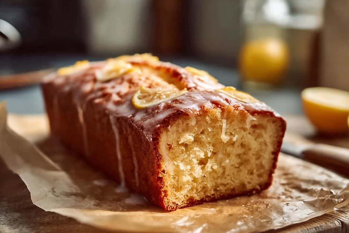 Tasty Sourdough Discard Lemon Loaf