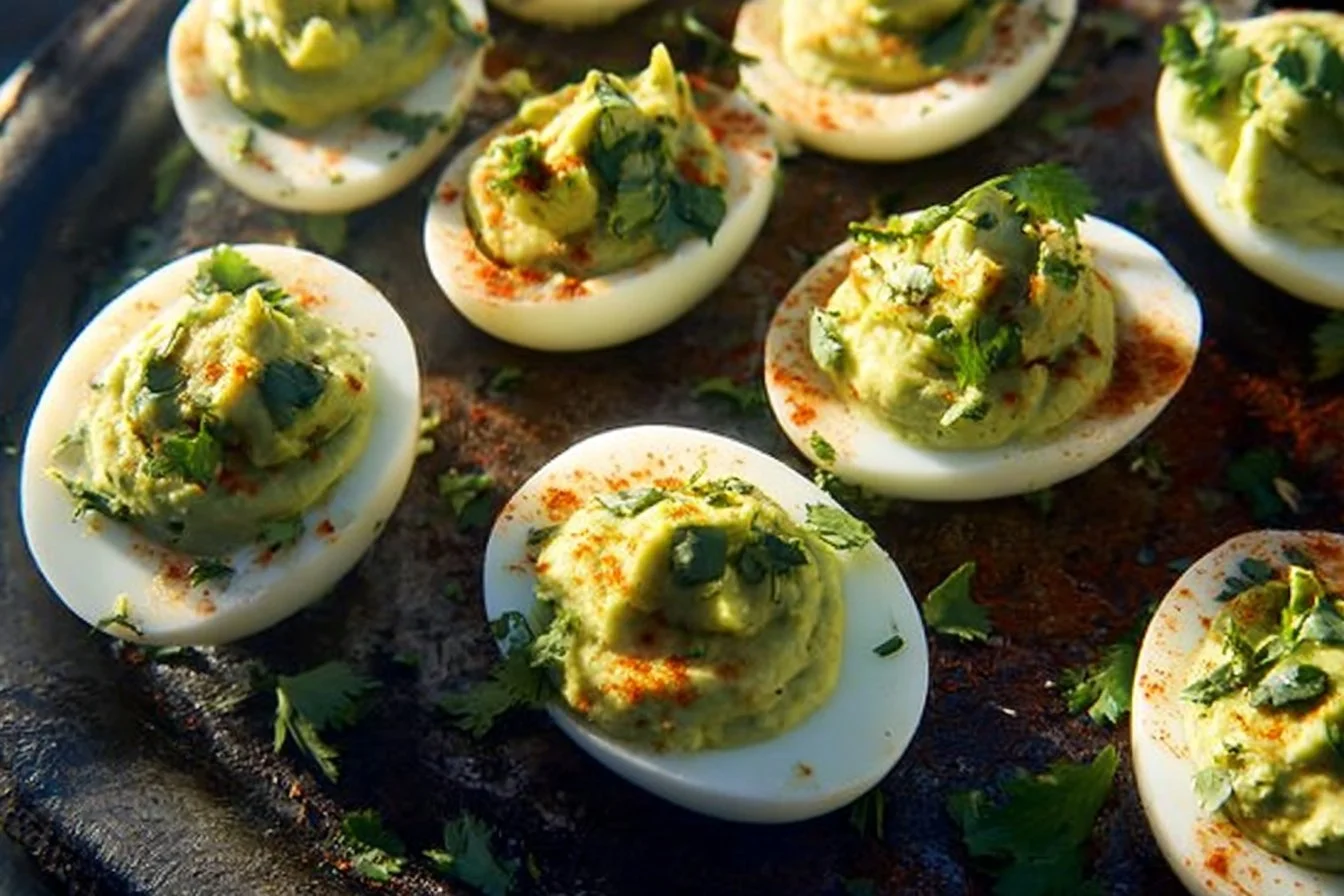 Avocado Deviled Eggs