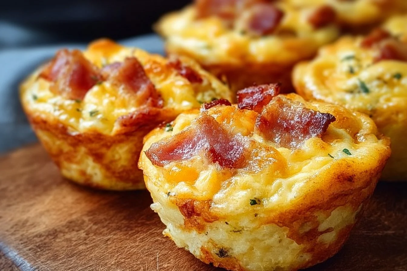 Bacon & Cheese Breakfast Egg Muffins