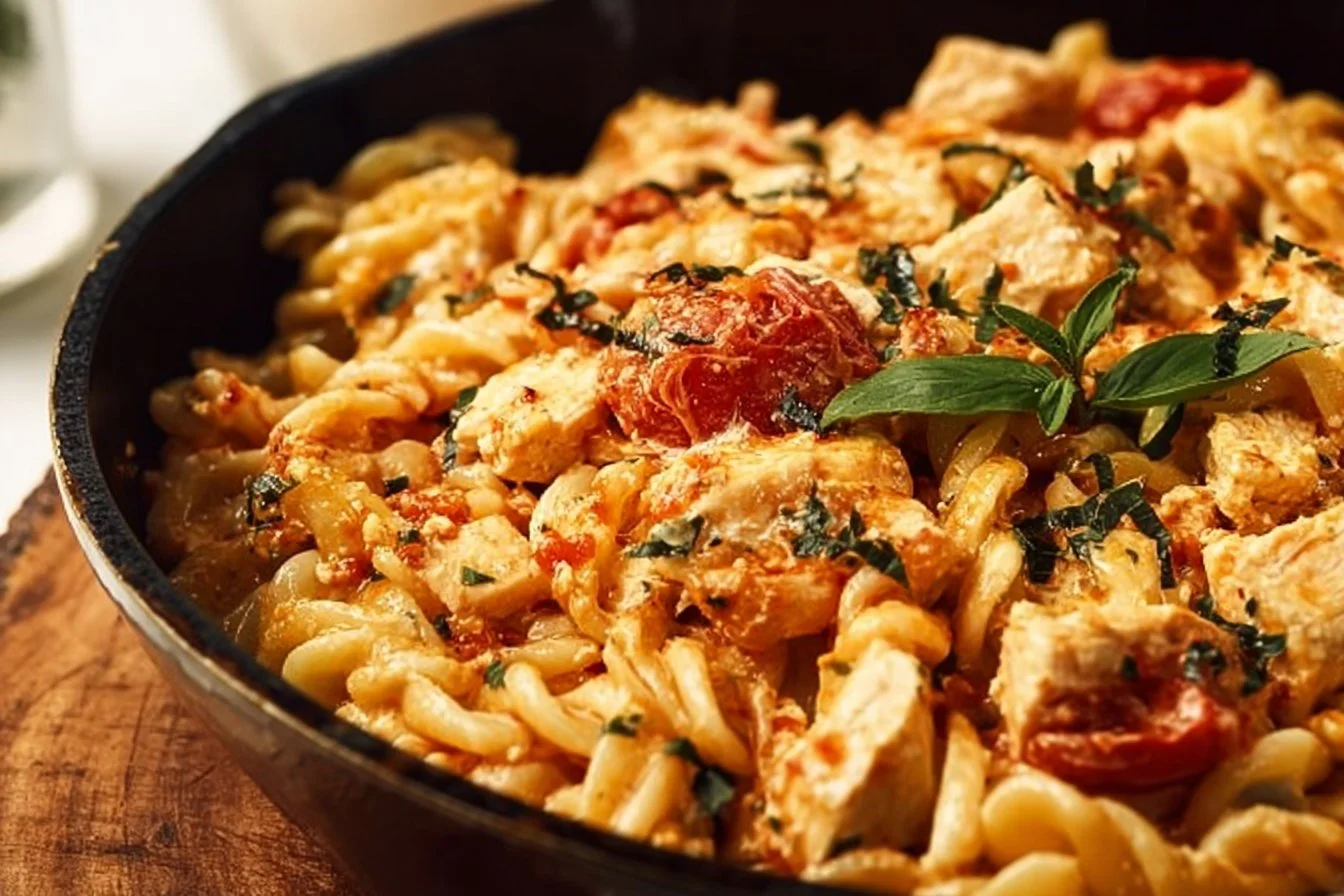 Baked Feta Chicken Pasta