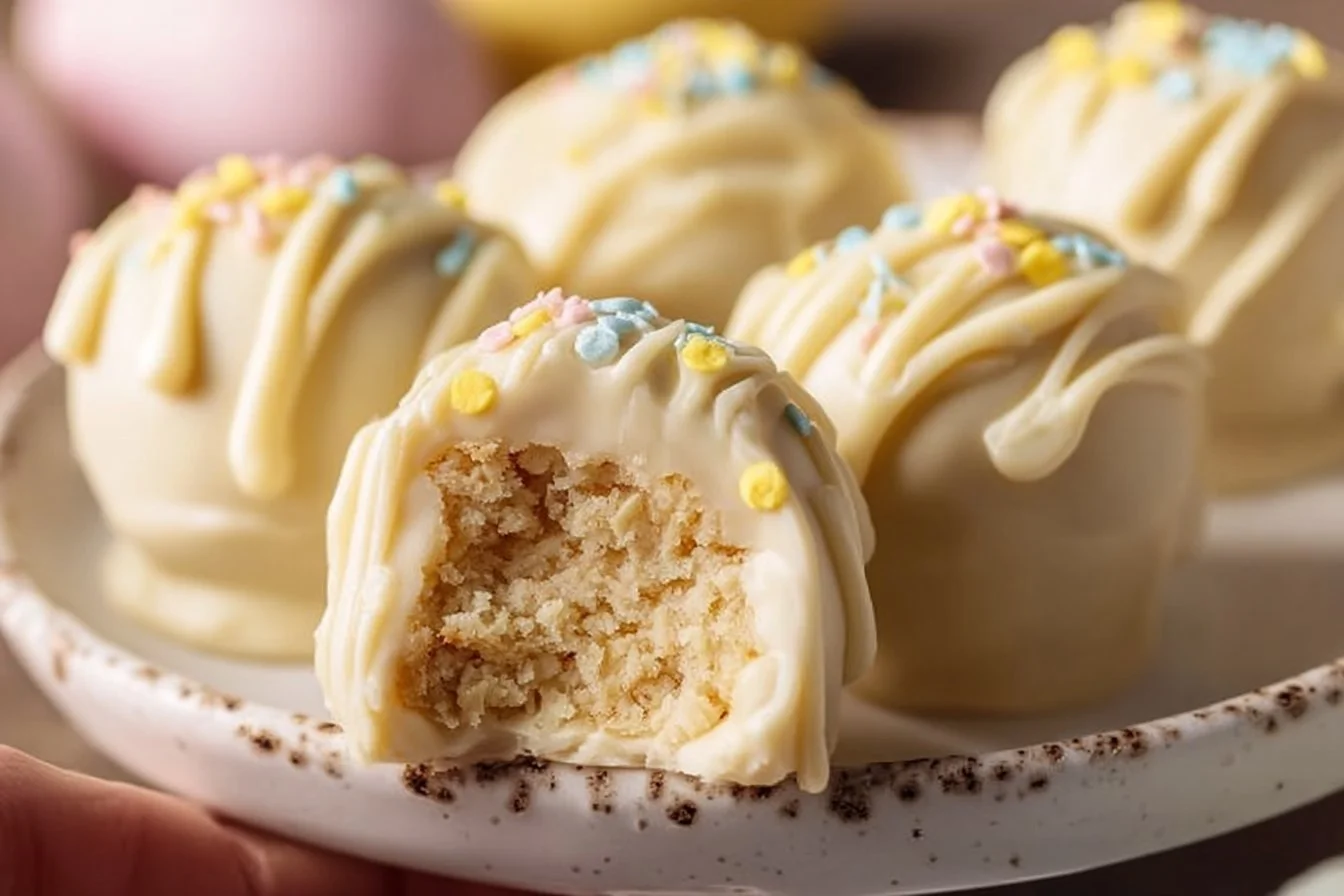 Banana Pudding Easter Truffles