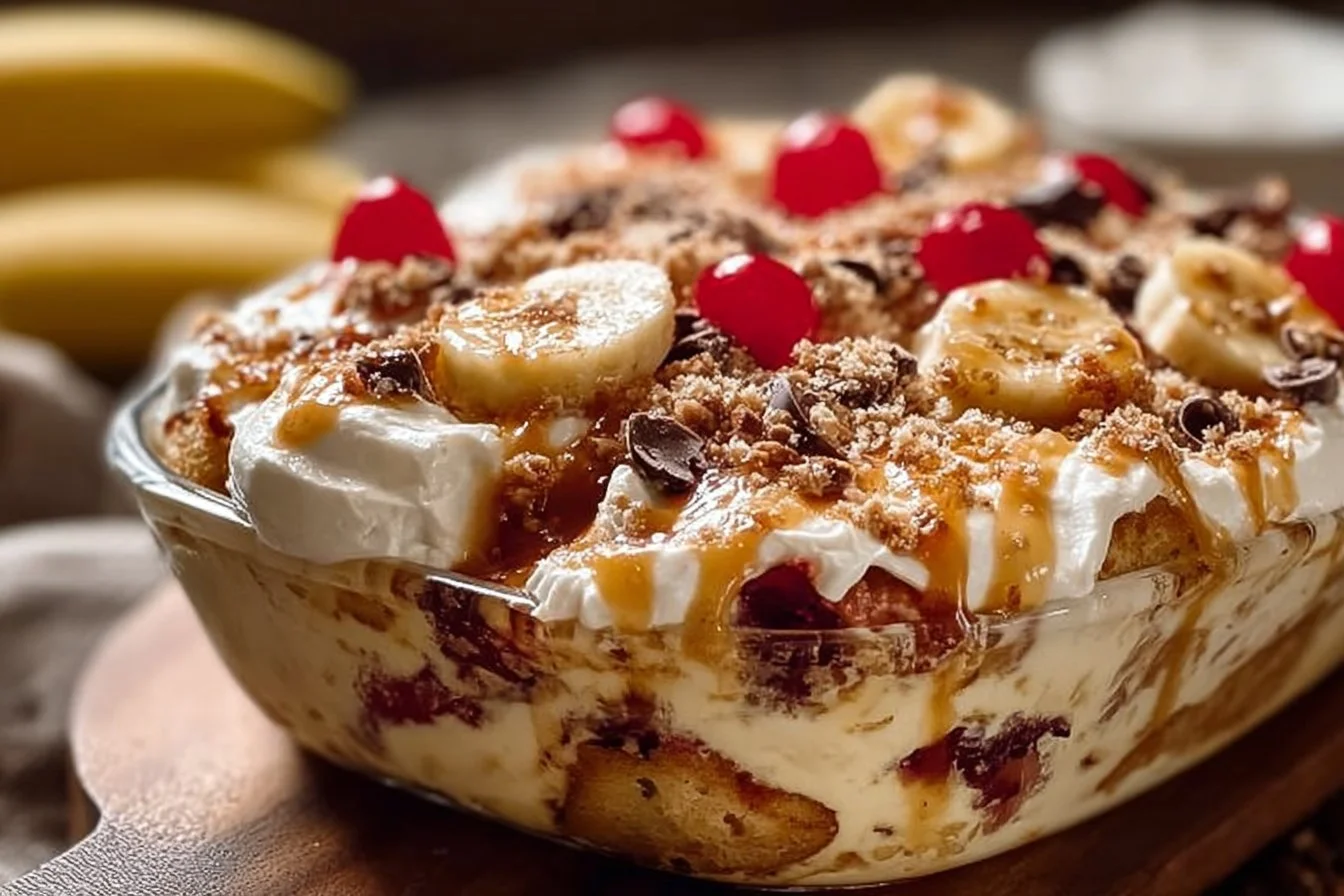 Banana Split Dump Cake