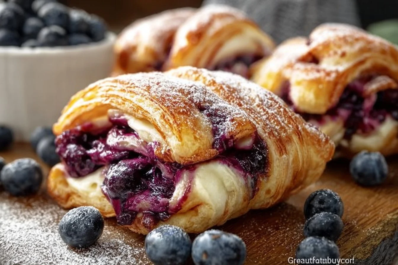Blueberry Cream Cheese Puff Pastry
