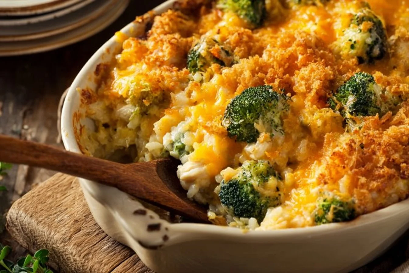 Chicken and Broccoli Rice Casserole