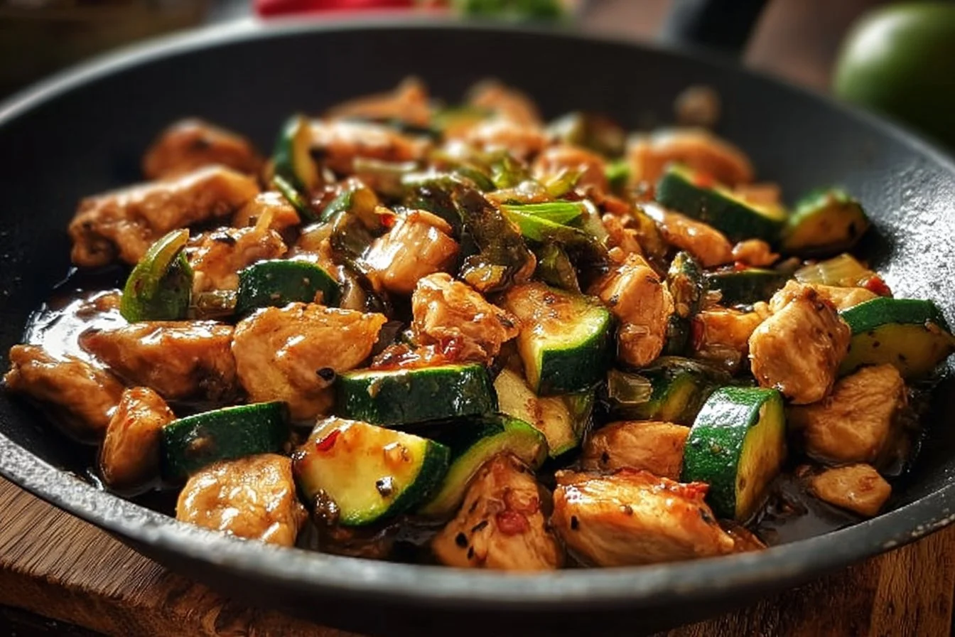 Chicken Zucchini Stir Fry