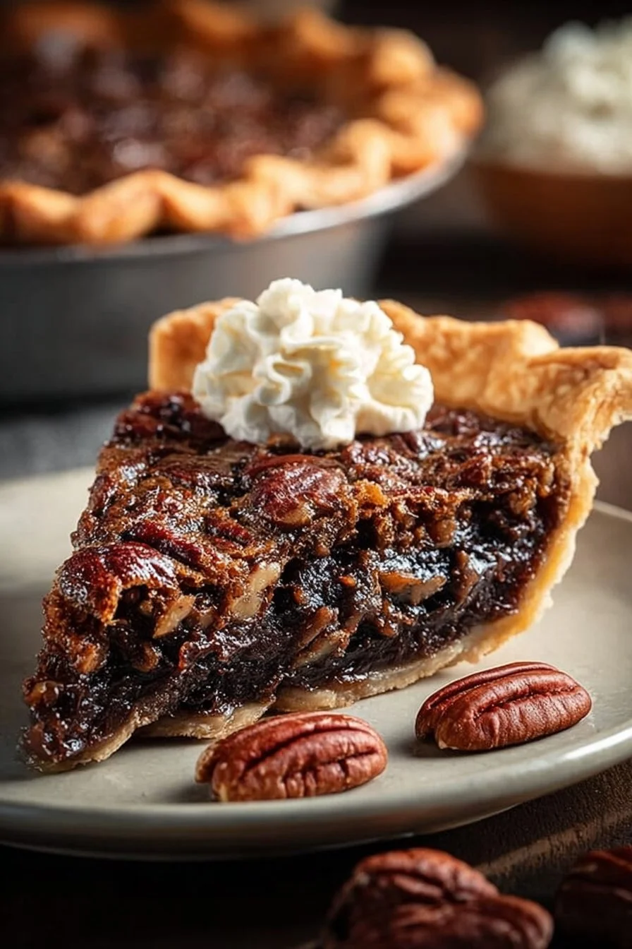 Chocolate Bourbon Pecan Pie