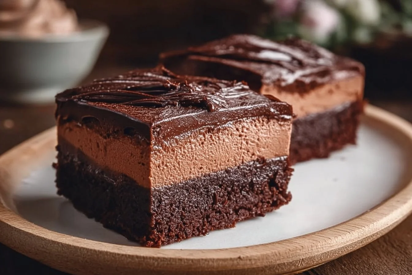 Chocolate Mousse Brownies