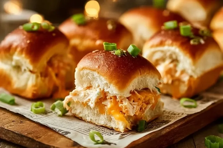 Delicious Crab Rangoon Sliders served with dipping sauce