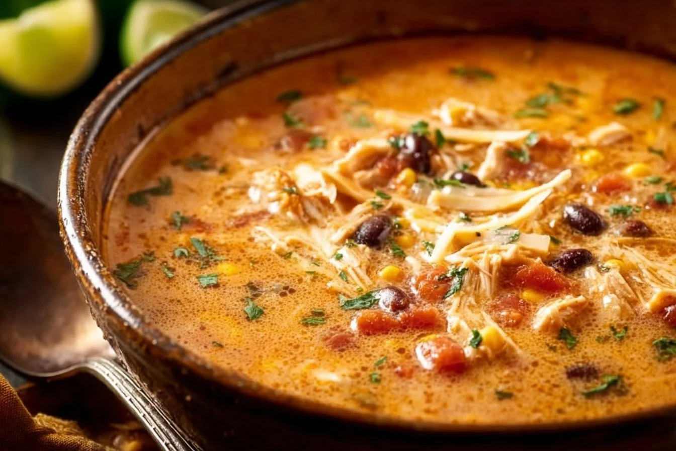 Creamy Chicken Tortilla Soup