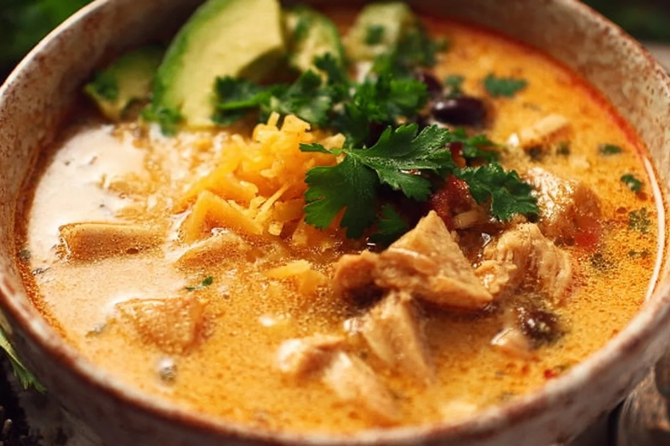 Creamy Chicken Tortilla Soup