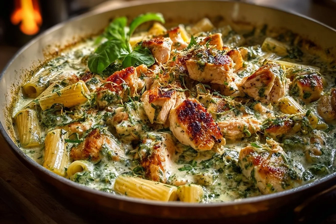 Creamy Pesto Chicken Pasta