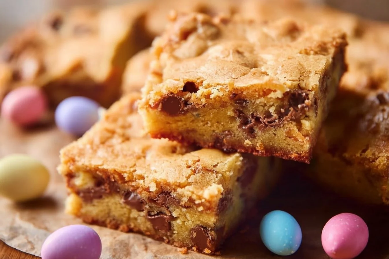 Easter Cake Mix Cookie Bars