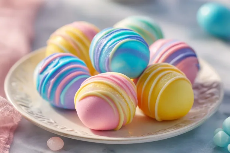 Easter Egg Oreo Cookie Balls decorated for a festive celebration