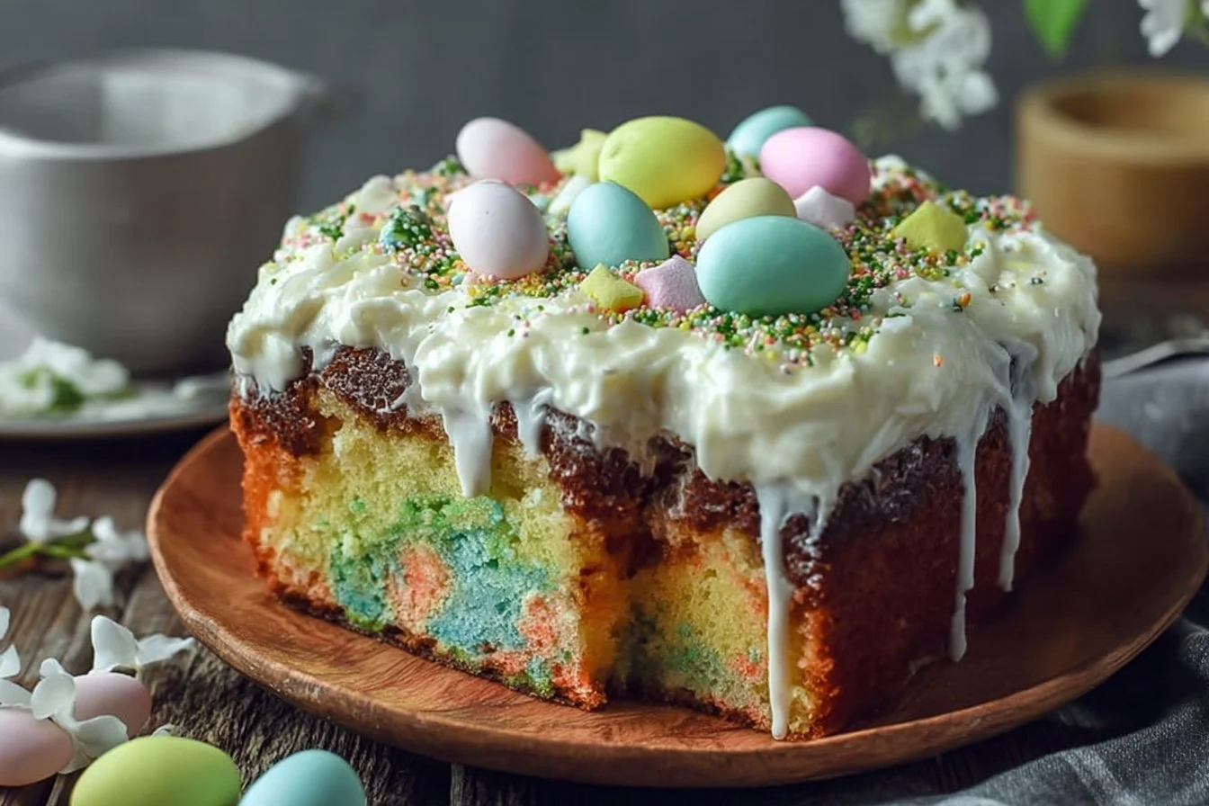 Easter Poke Cake