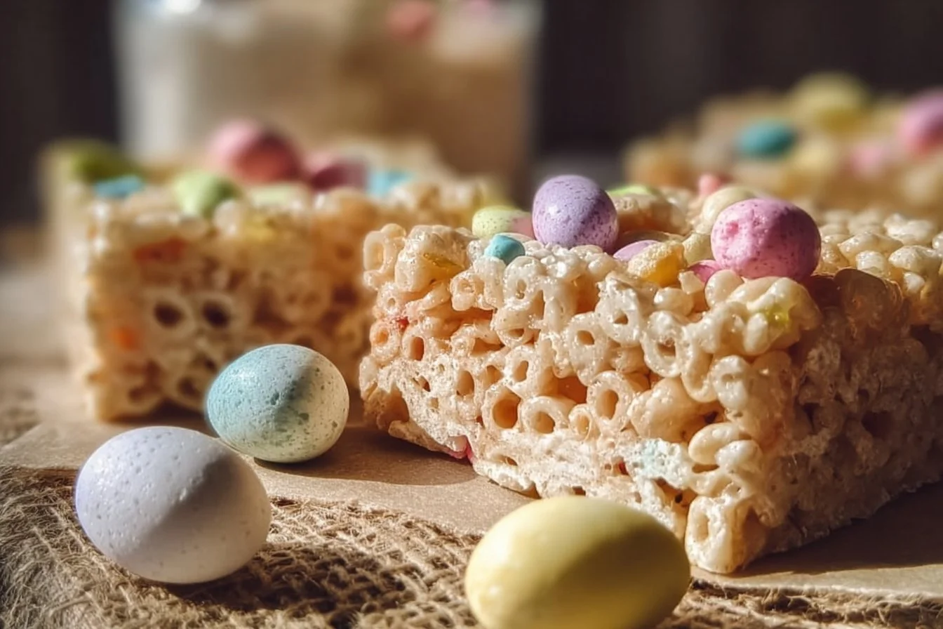 Easter Rice Krispie Bars