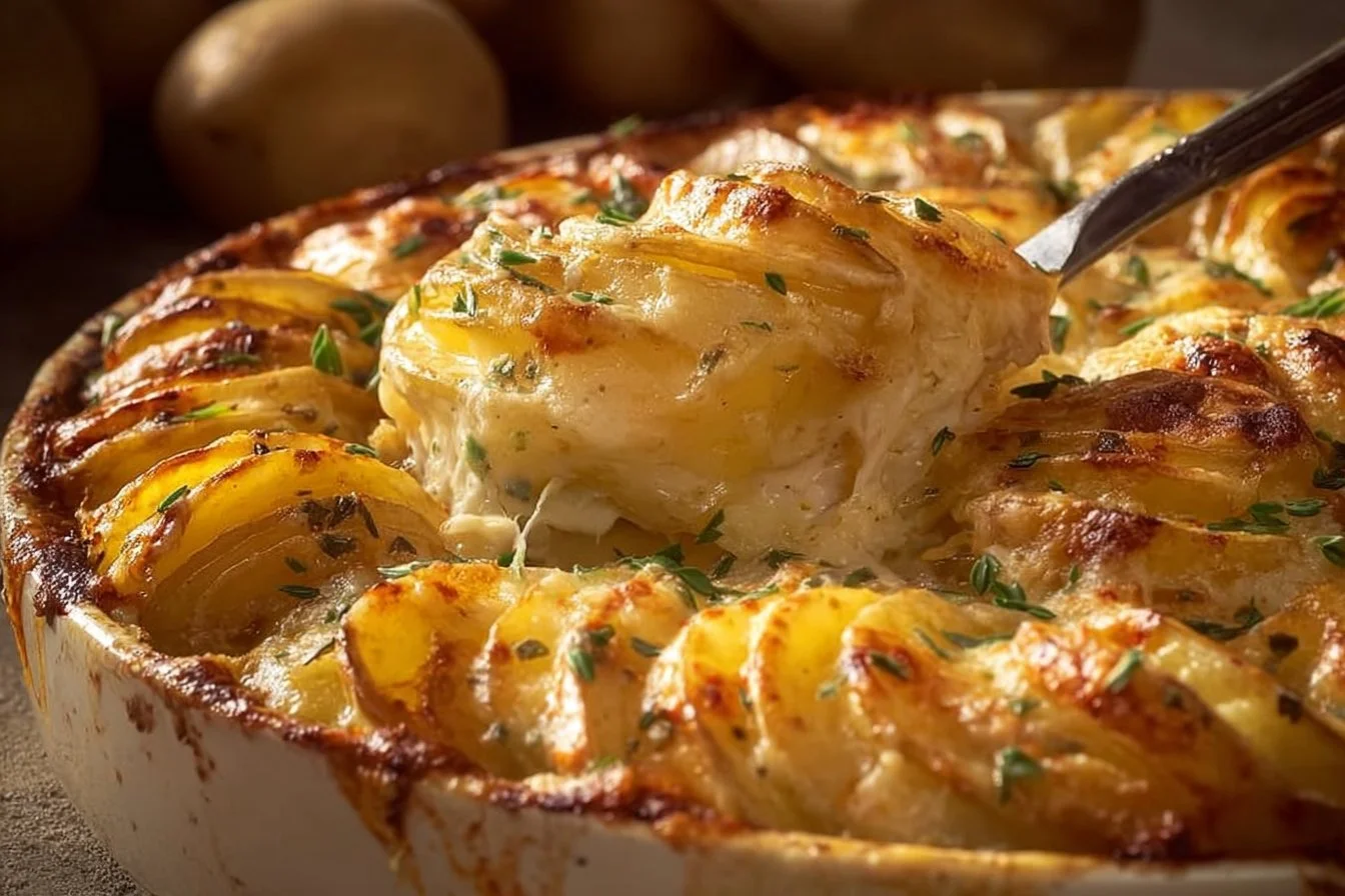 Easy Cheesy Scalloped Potatoes