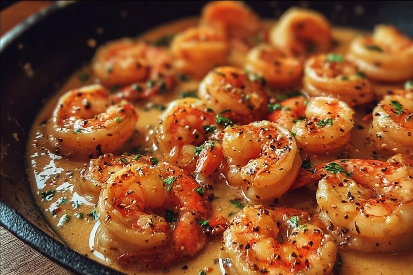 Easy Creamy Garlic Shrimp