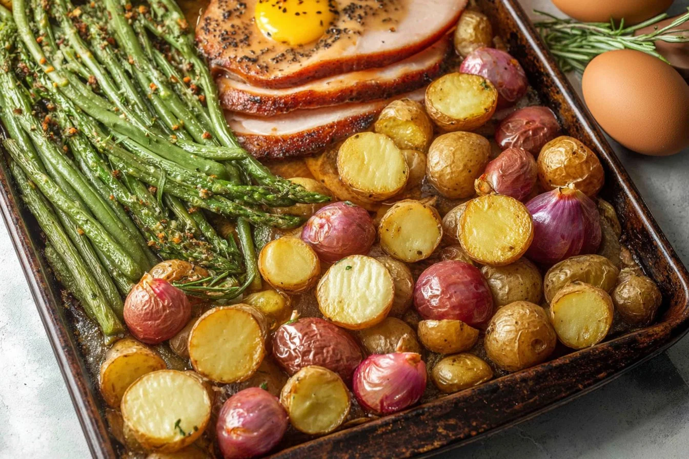 Easy Easter Dinner on a Sheet Pan