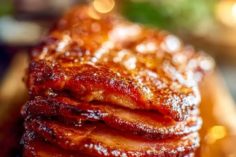 Delicious Honey Bake Ham served for a festive meal