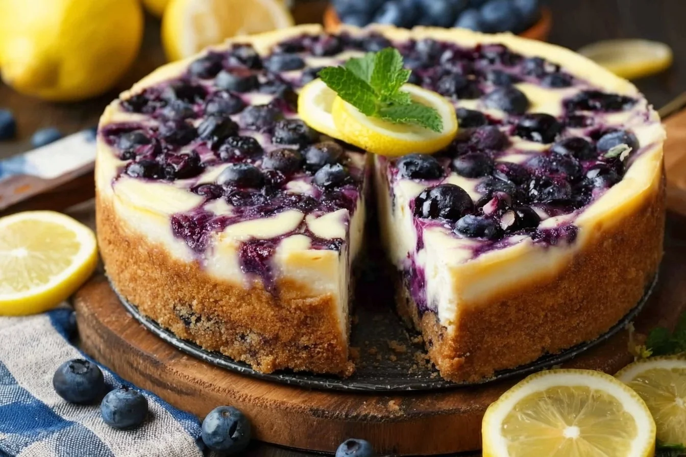 Lemon Blueberry Cheesecake