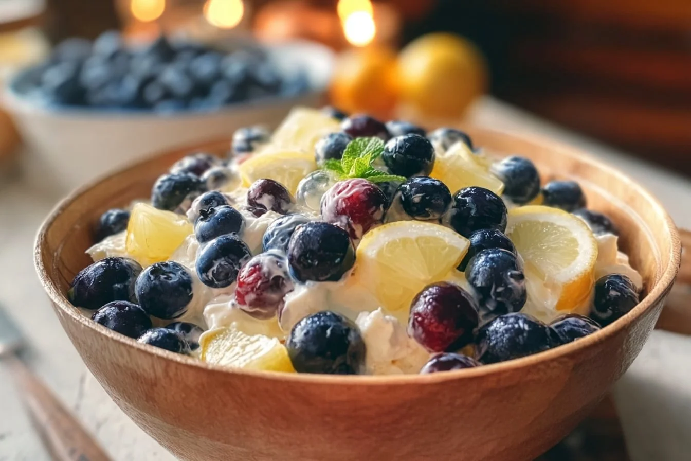 Lemon Blueberry Fruit Salad