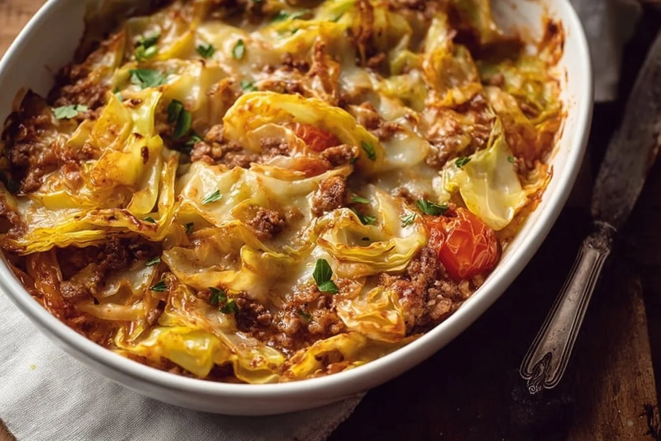 Low Carb Unstuffed Cabbage Casserole