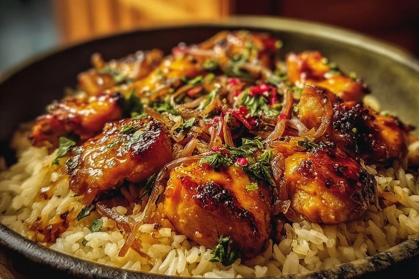 Maple Chicken Coconut Rice