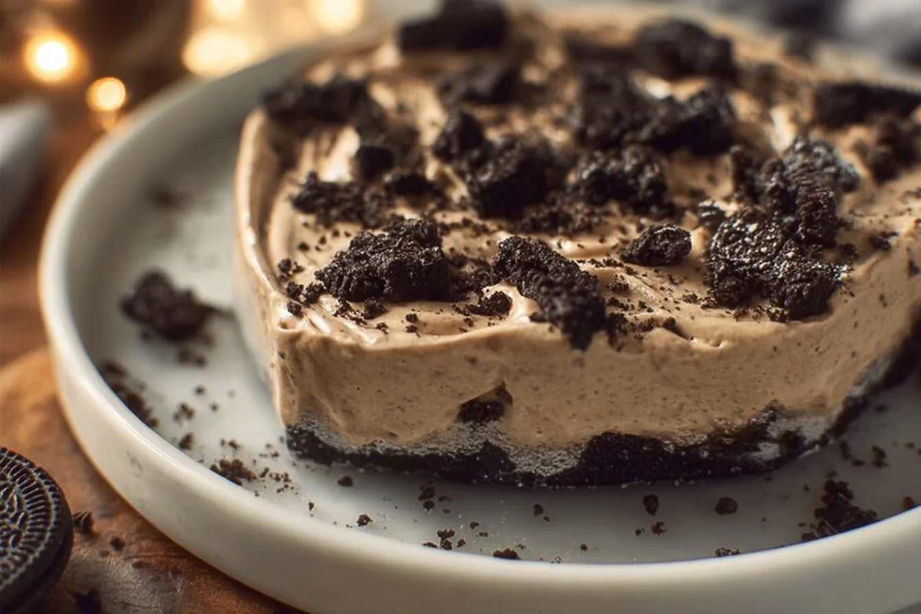 Mocha Oreo No Bake Dessert