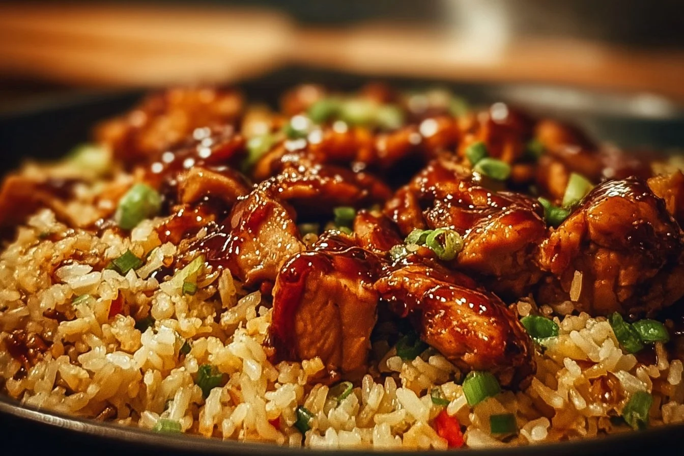 One-Pan Honey BBQ Chicken Rice