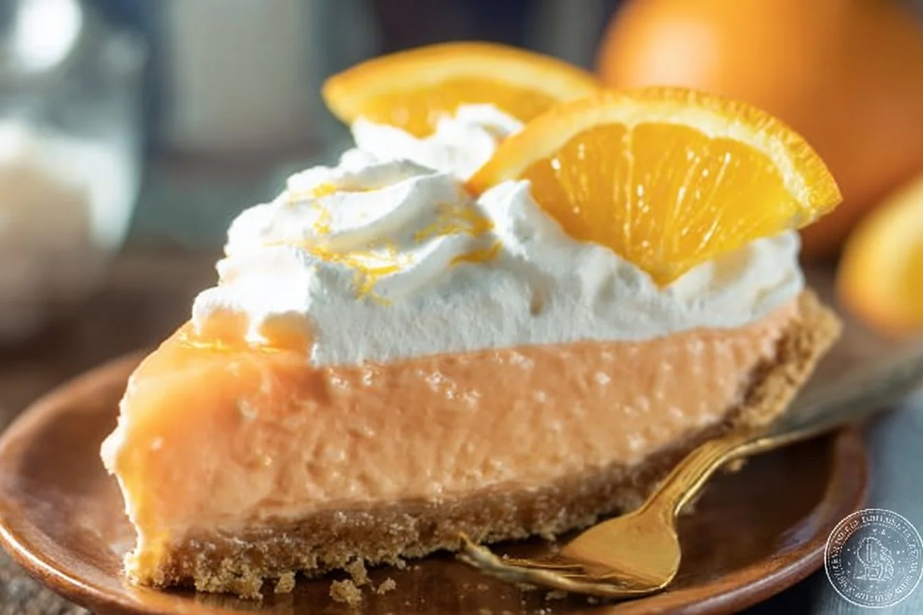 Orange Jello Creamsicle Pie