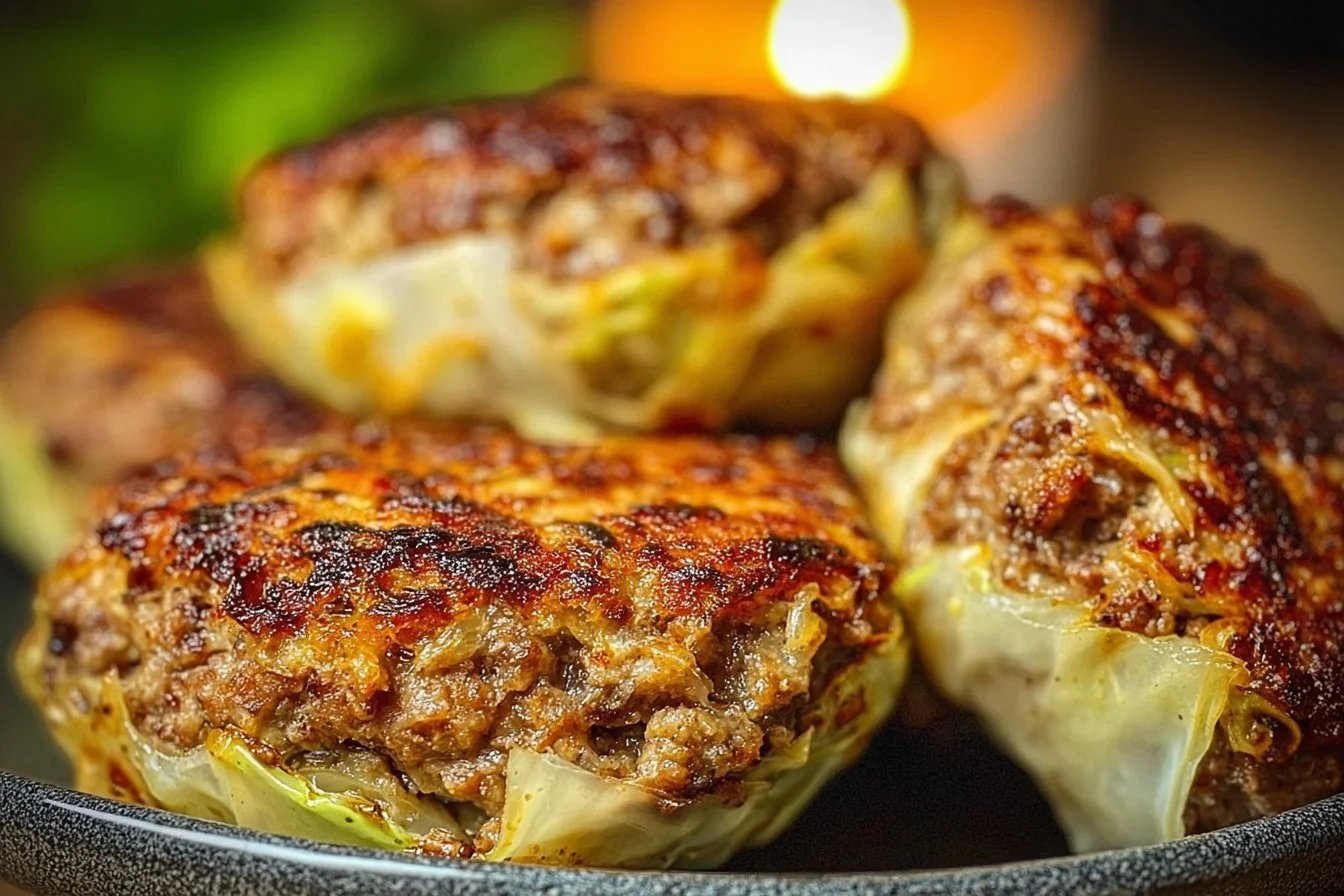 Oven-Baked Cabbage Burgers: A Healthy Twist on Classic Flavor