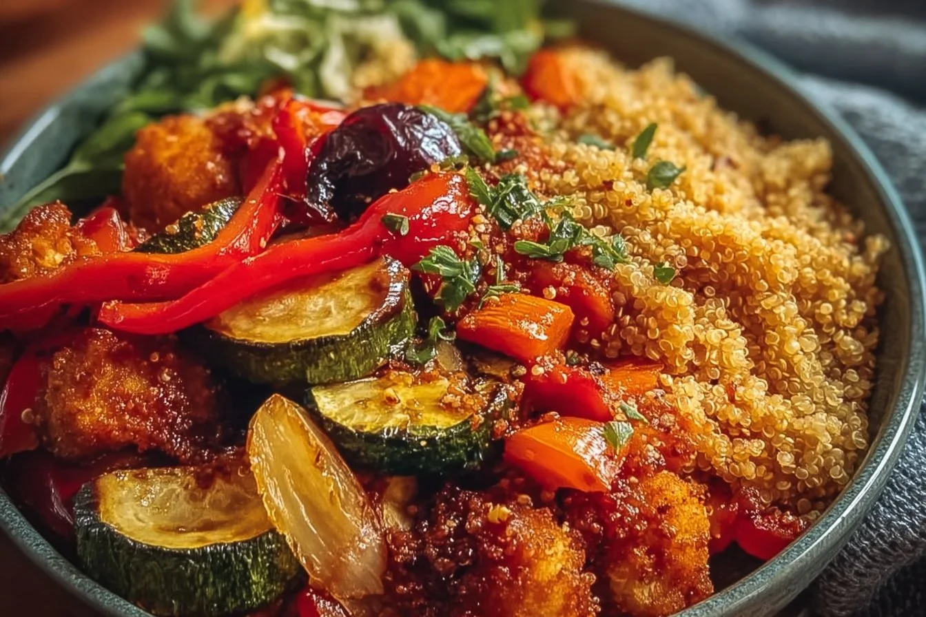 Paprika Roasted Vegetable Quinoa
