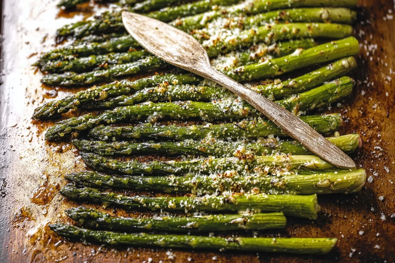 Garlic Parmesan Roasted Asparagus