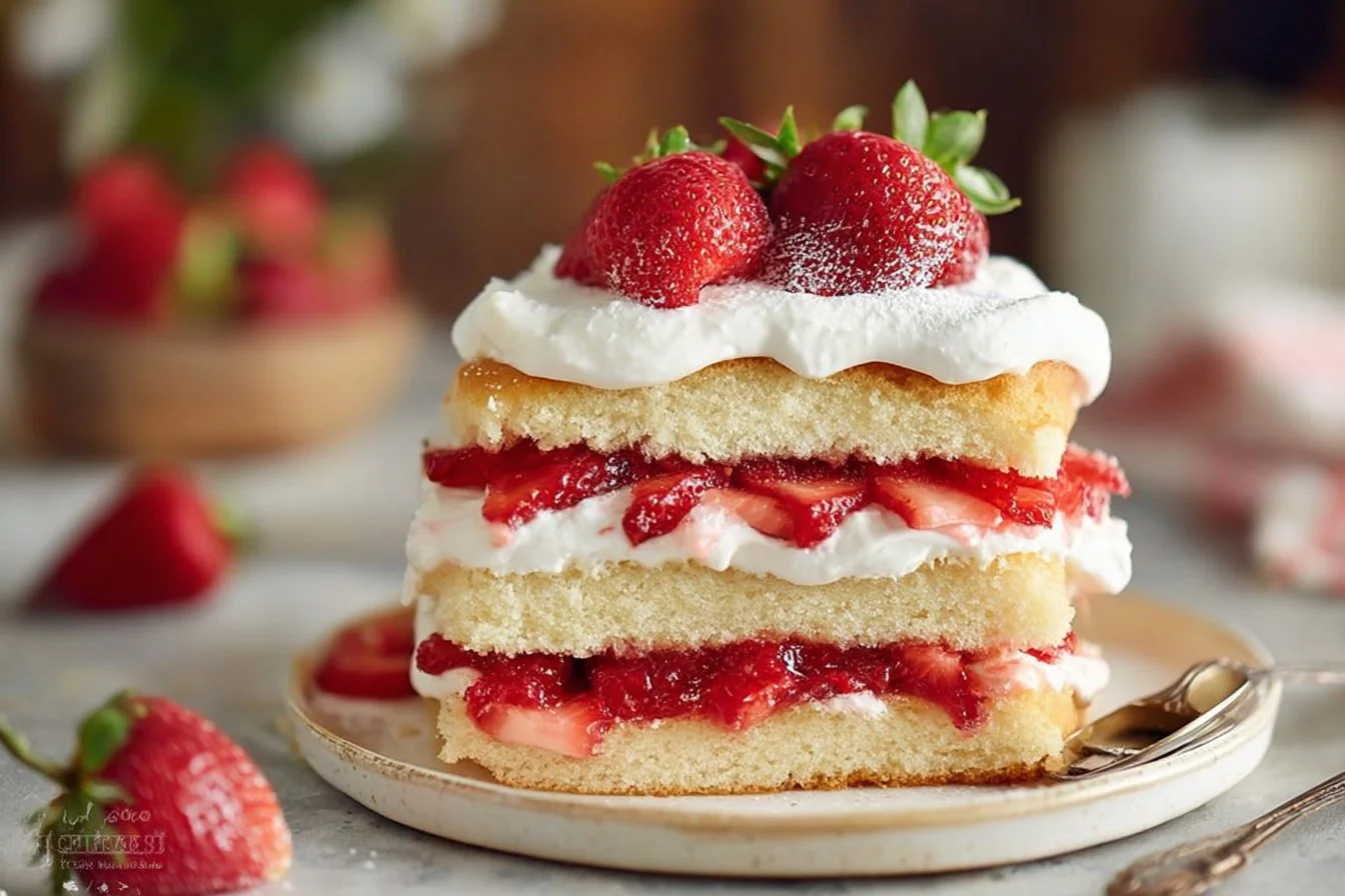 Pin by Merrie Smith on Cakes | Strawberry shortcake recipes, Strawberry dessert recipes, Strawberry cake recipes