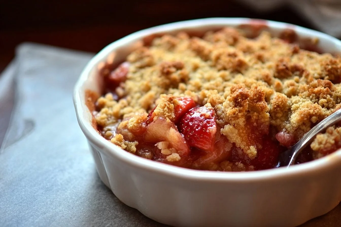 Pin by Jayne Lents on Recipes | Rhubarb crisp, Strawberry rhubarb crisp, Rhubarb recipes