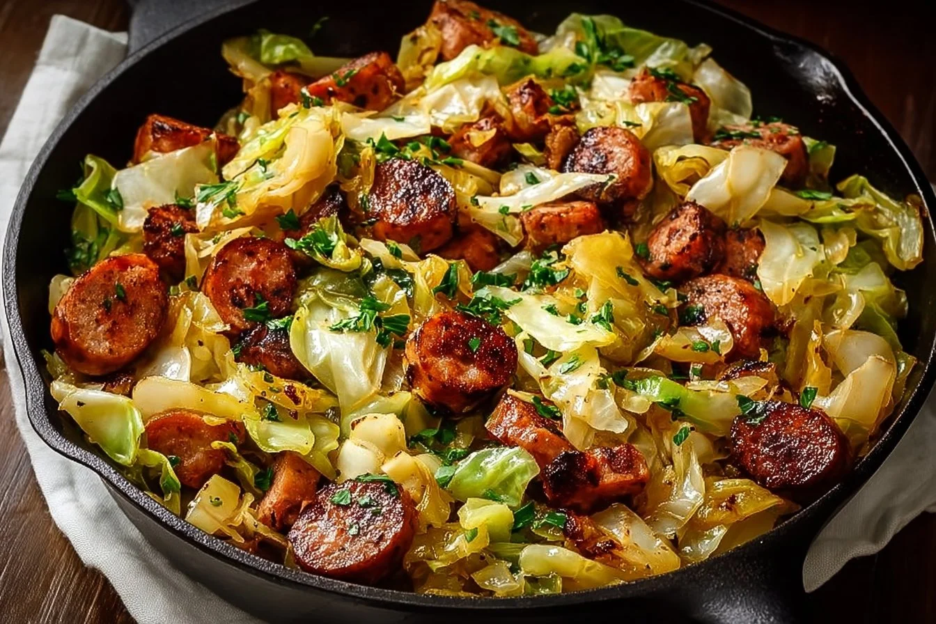Sausage and Cabbage Stir Fry