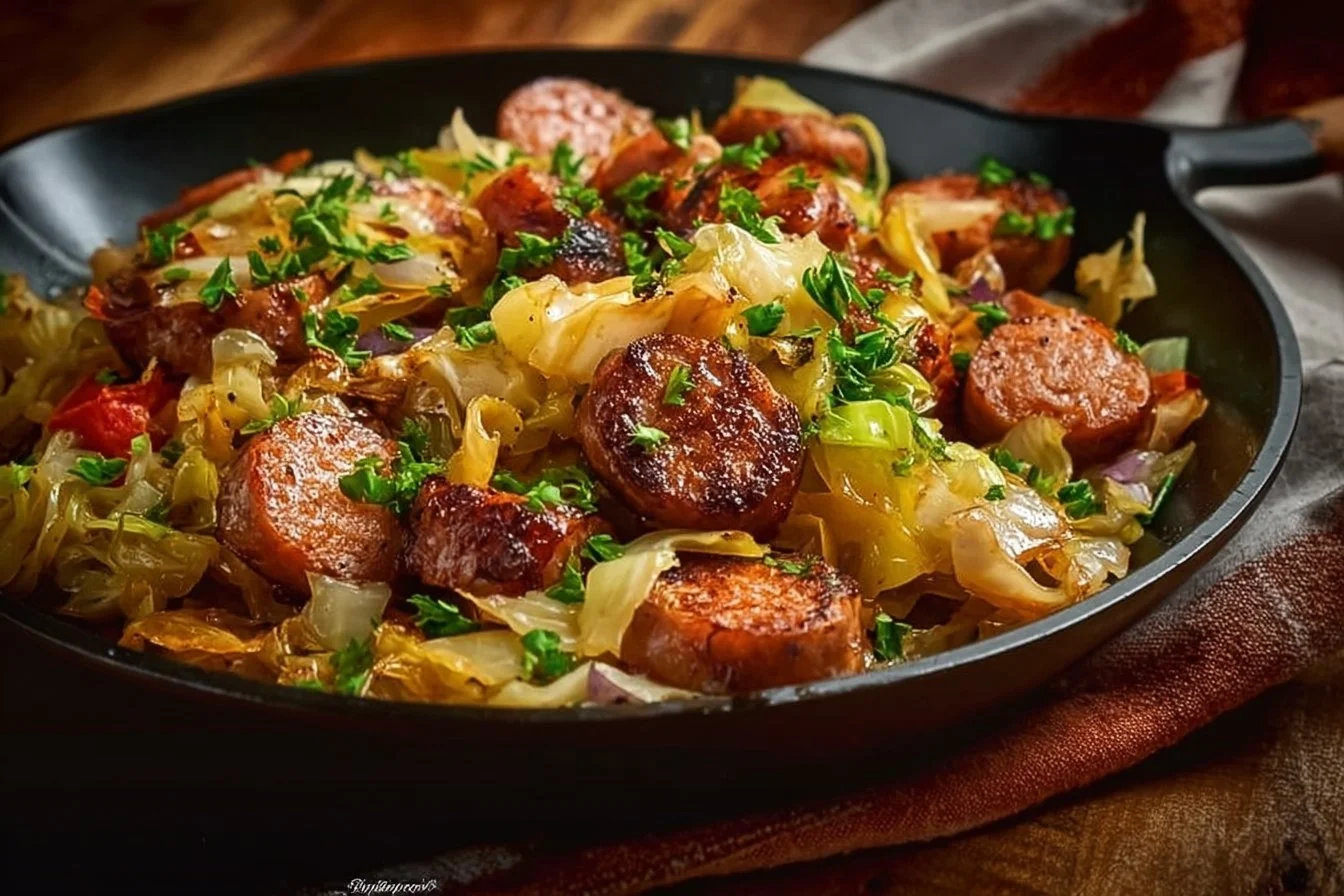 Sausage and Cabbage Stir Fry