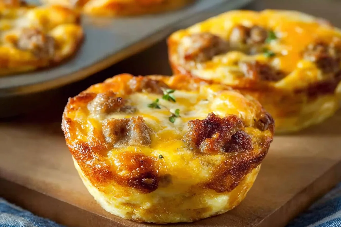 Sausage Egg and Cheese Muffins for Effortless Mornings