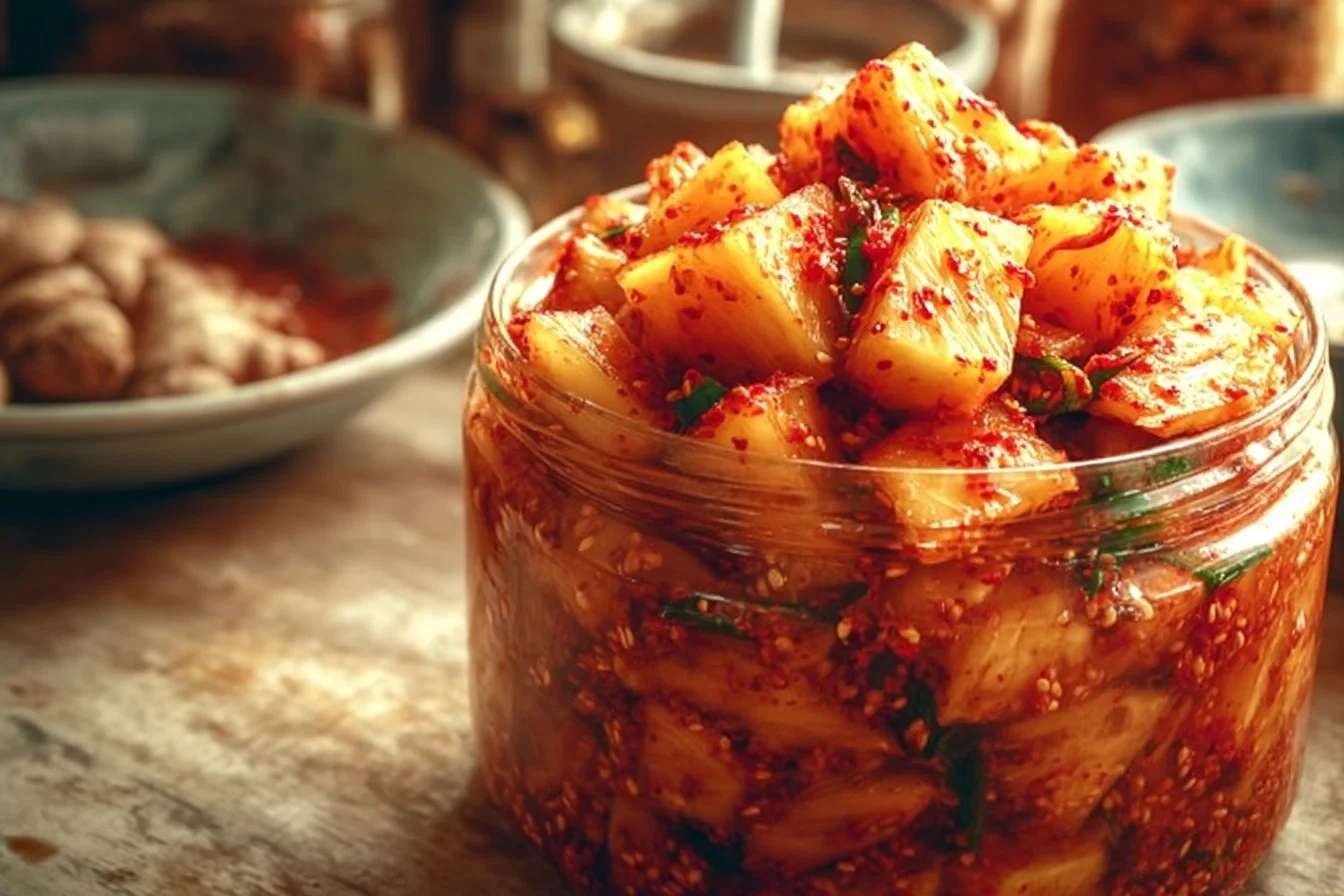 Spicy Pineapple Kimchi Marinade