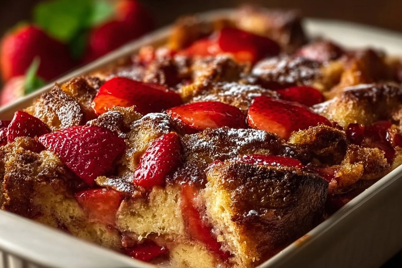 Strawberry French Toast Casserole