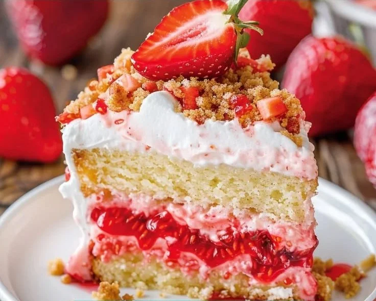 Strawberry Poke Cake