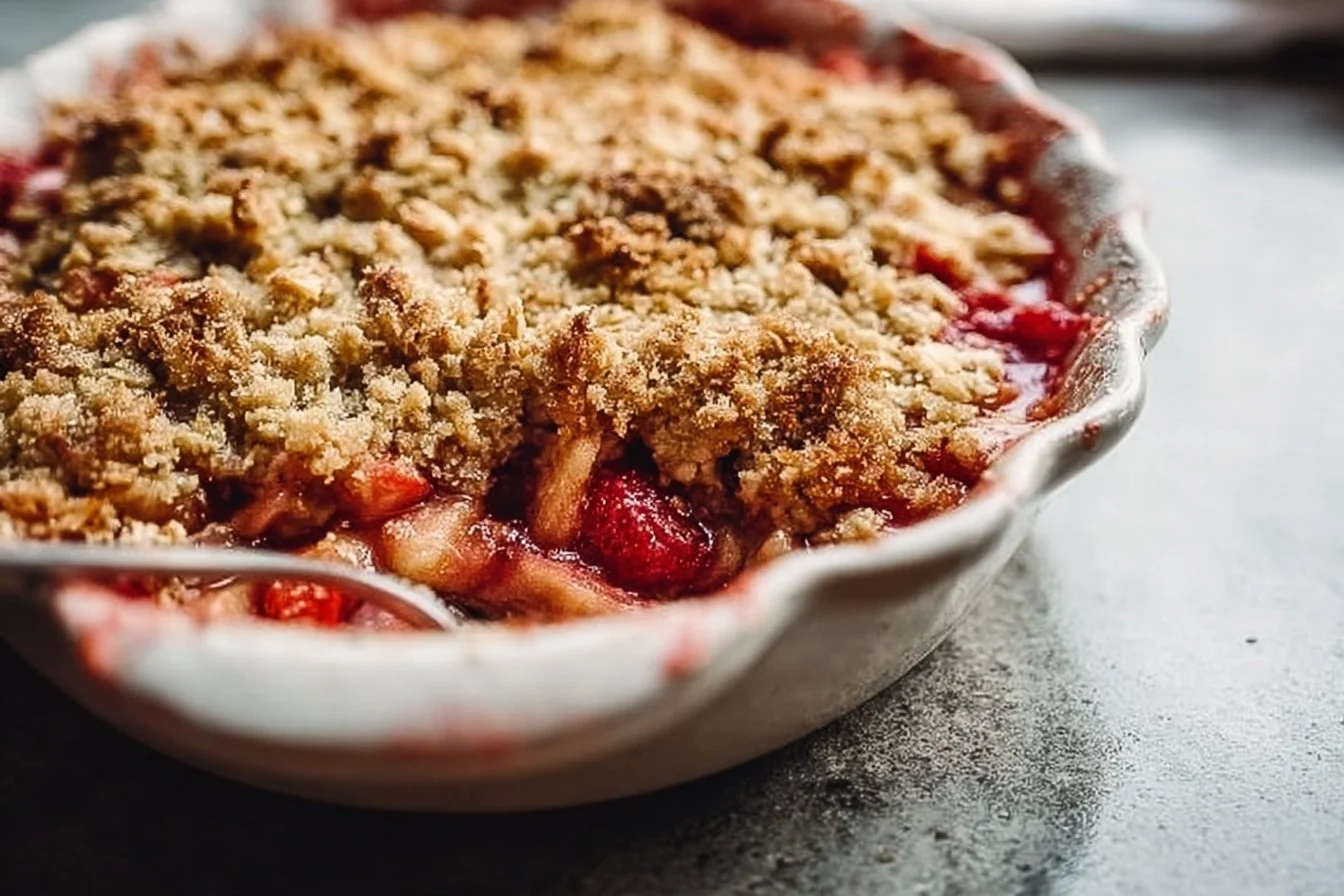 Strawberry Rhubarb Crisp