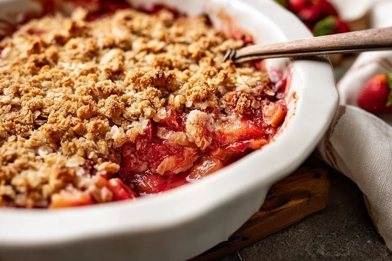 Strawberry Rhubarb Crisp